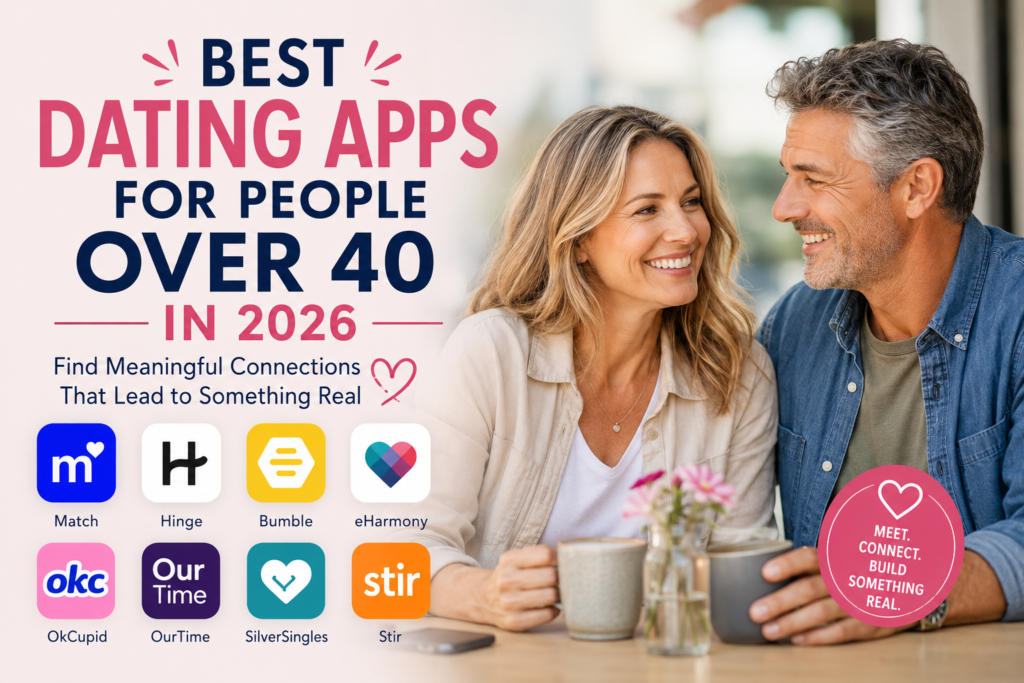 Best Dating Apps for People Over 40 in 2026 - Flirtbate