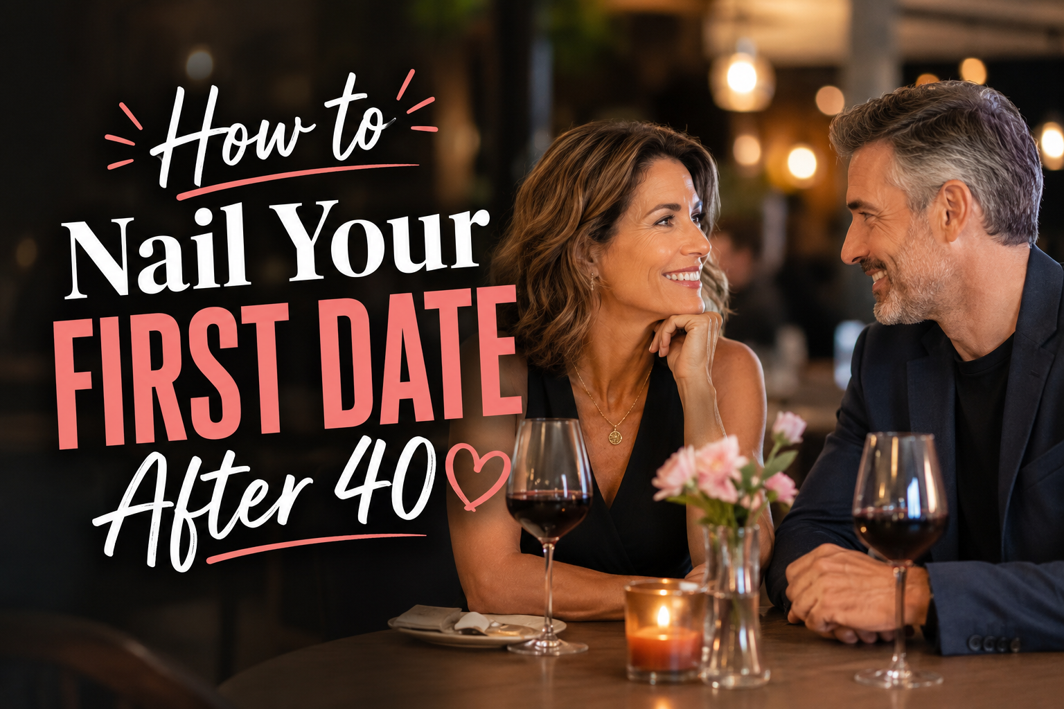 How to Nail Your First Date After 40 - Flirtbate